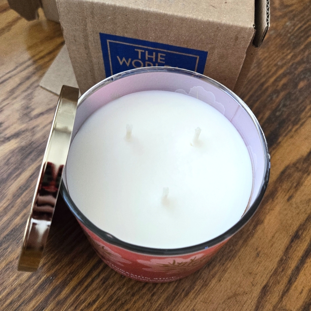 🛍BOGO 50% OFF🍂🕯NWT‼️ BBW "Cinnamon Stick" 3-wick Candle •Online Exclusive• - Picture 3 of 11